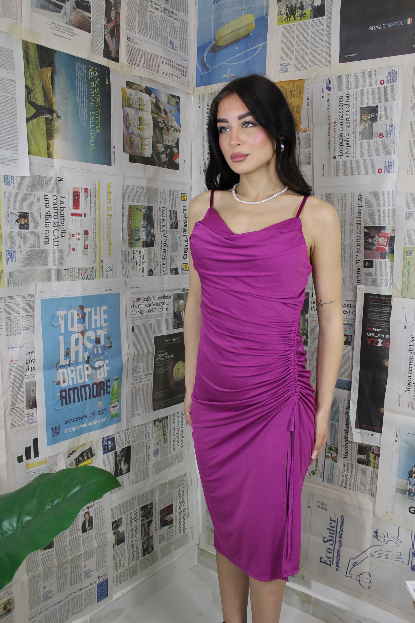 Dress drappeggio