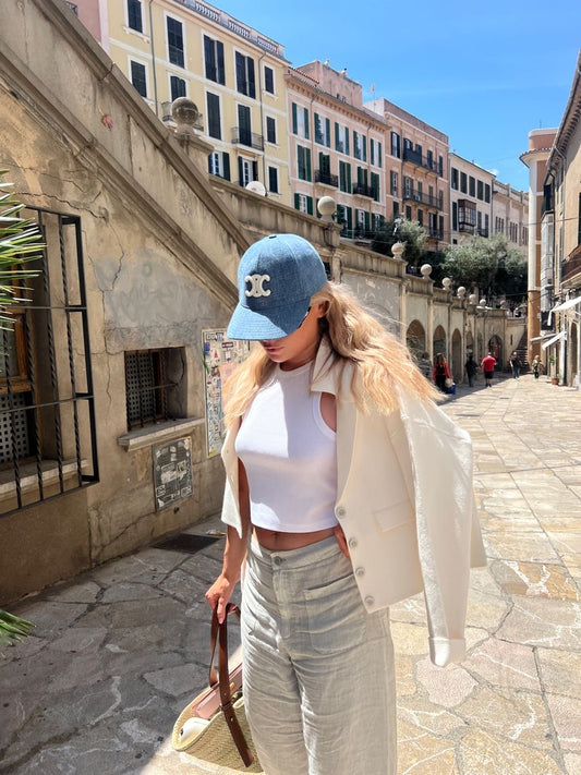 Cappello celine denim