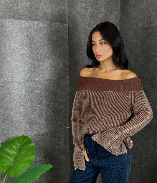 Maglioncino scollo barca