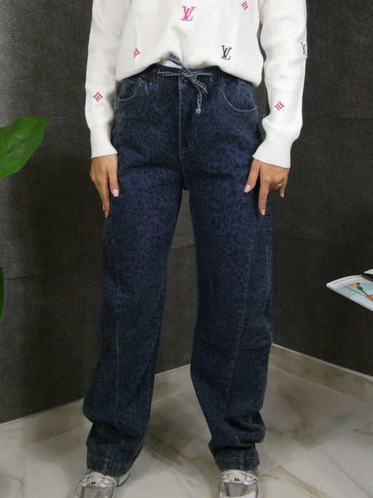 Jeans maculato