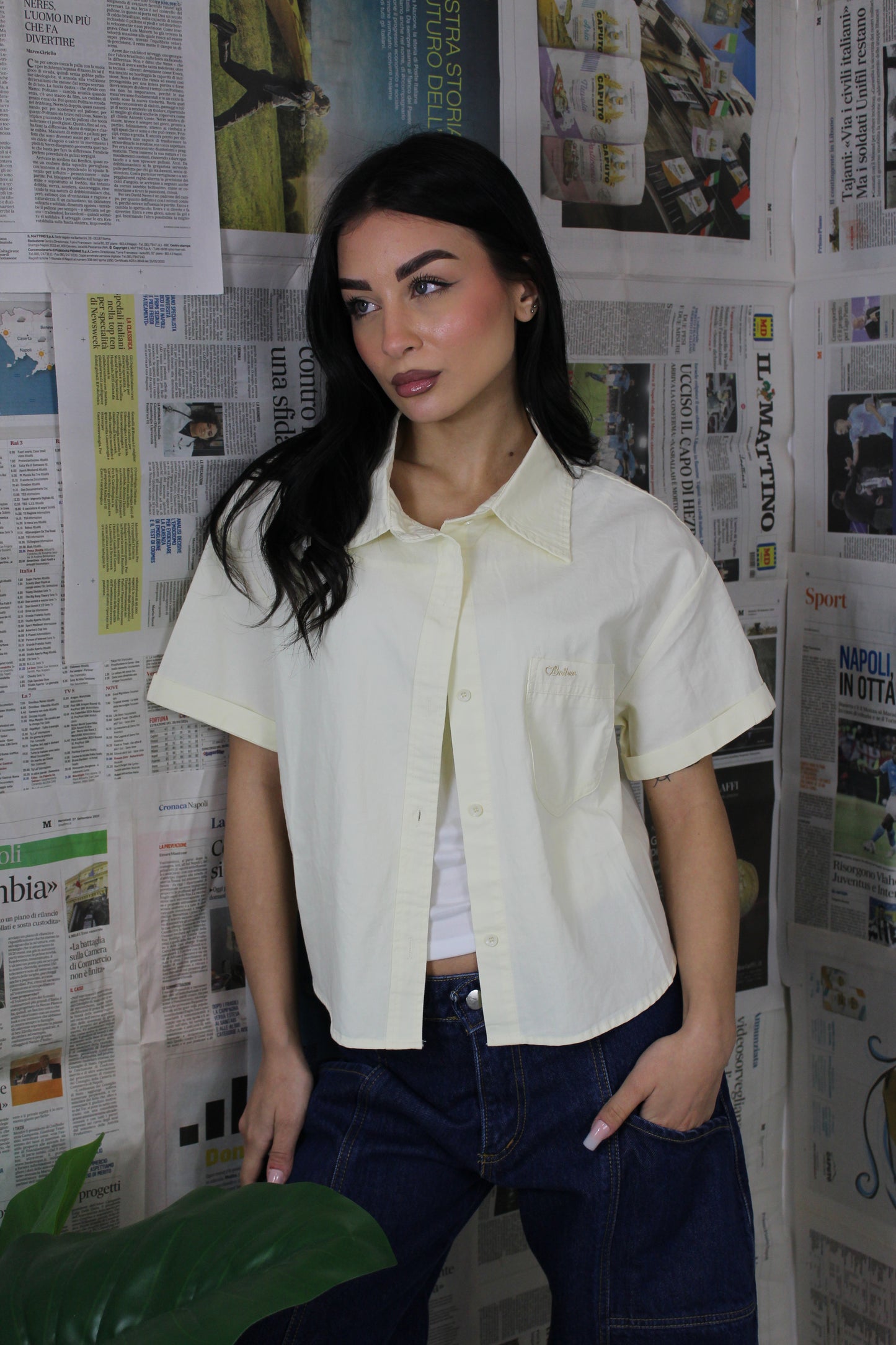 Camicia Madrid crop