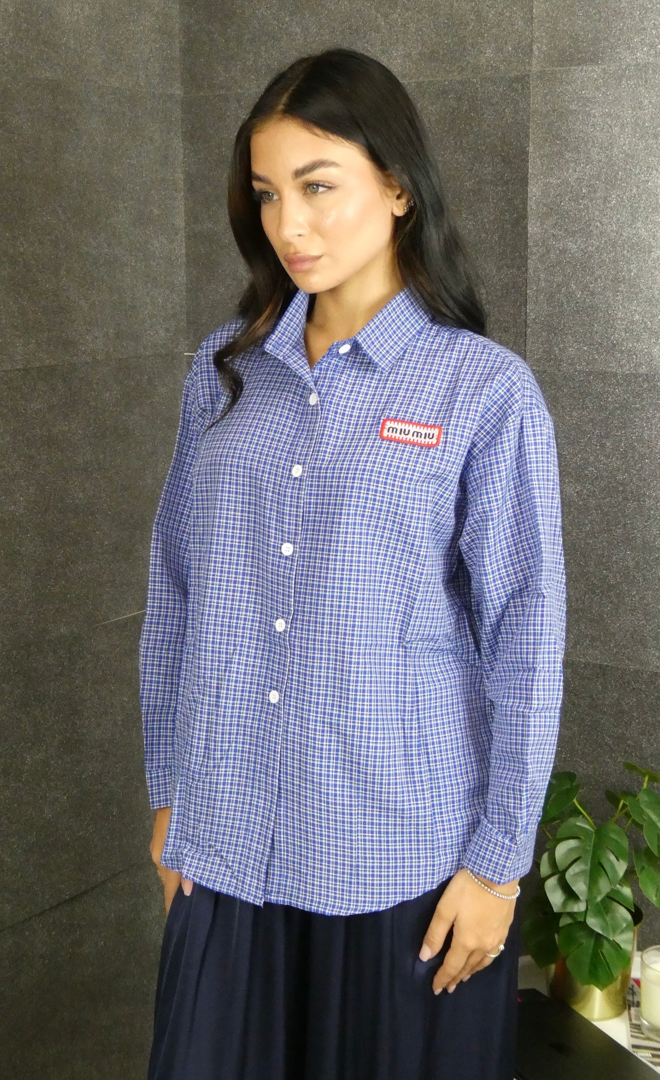 Camicia quadretti miu