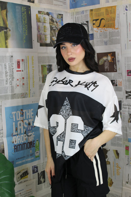 T-shirt cyber kitty