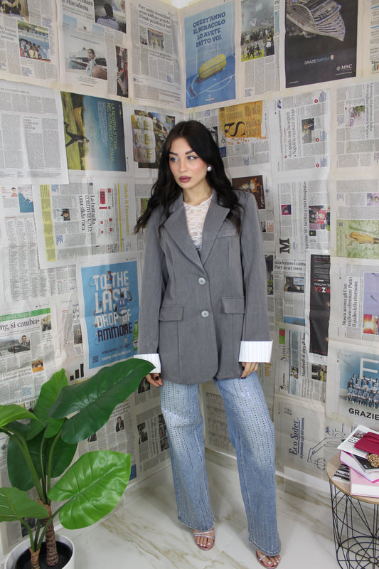 Blazer gessato