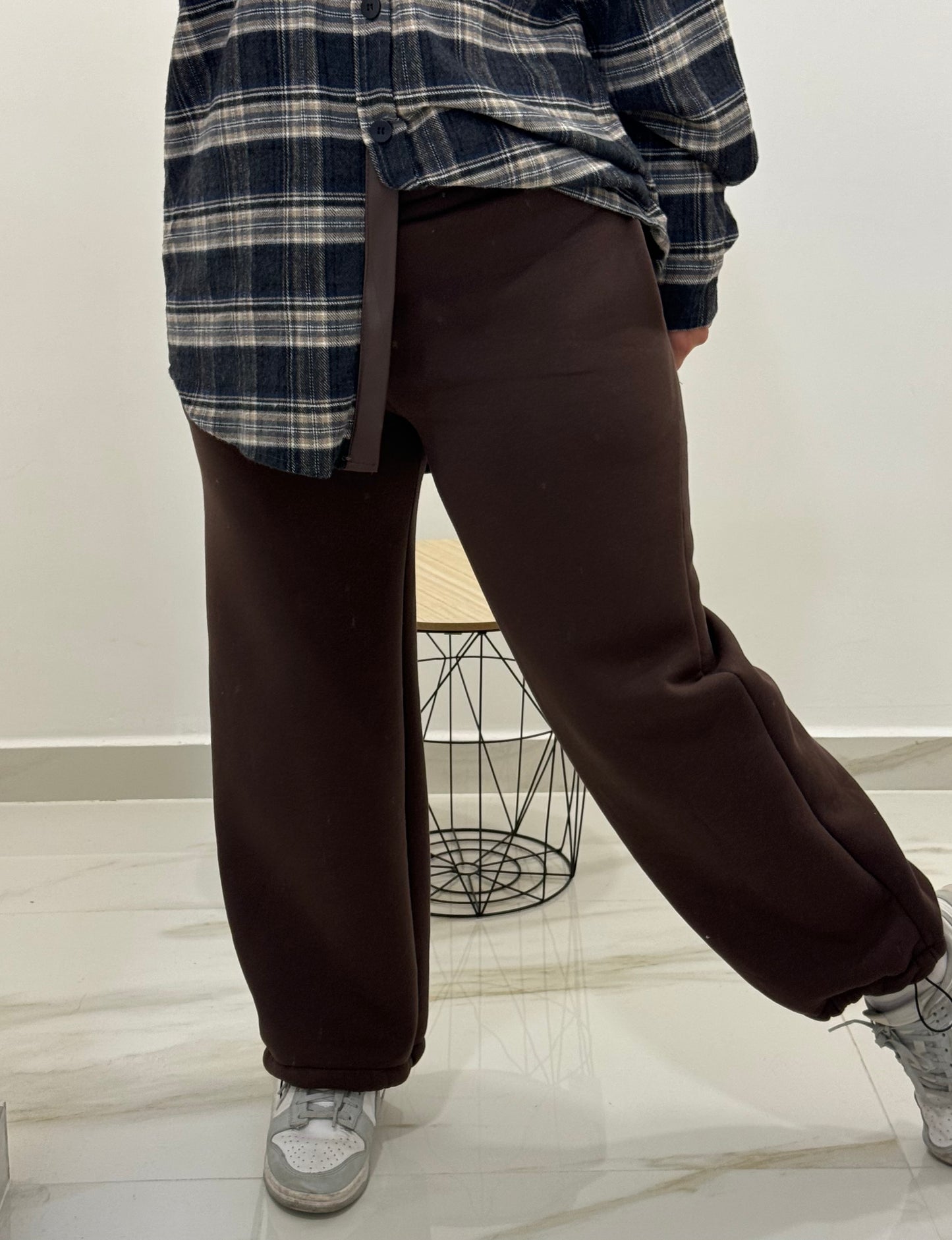 Pantalone tuta felpato