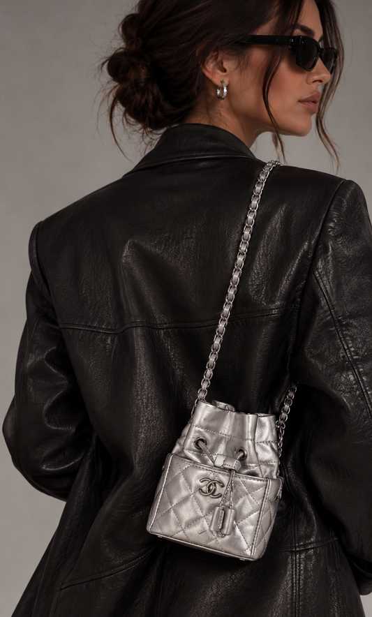 Mini bag silver