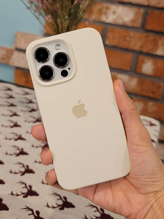 Silicon case beige